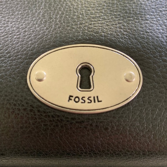 Fossil Pebbled Leather Marlow Satchel Handbag - Picture 8 of 16